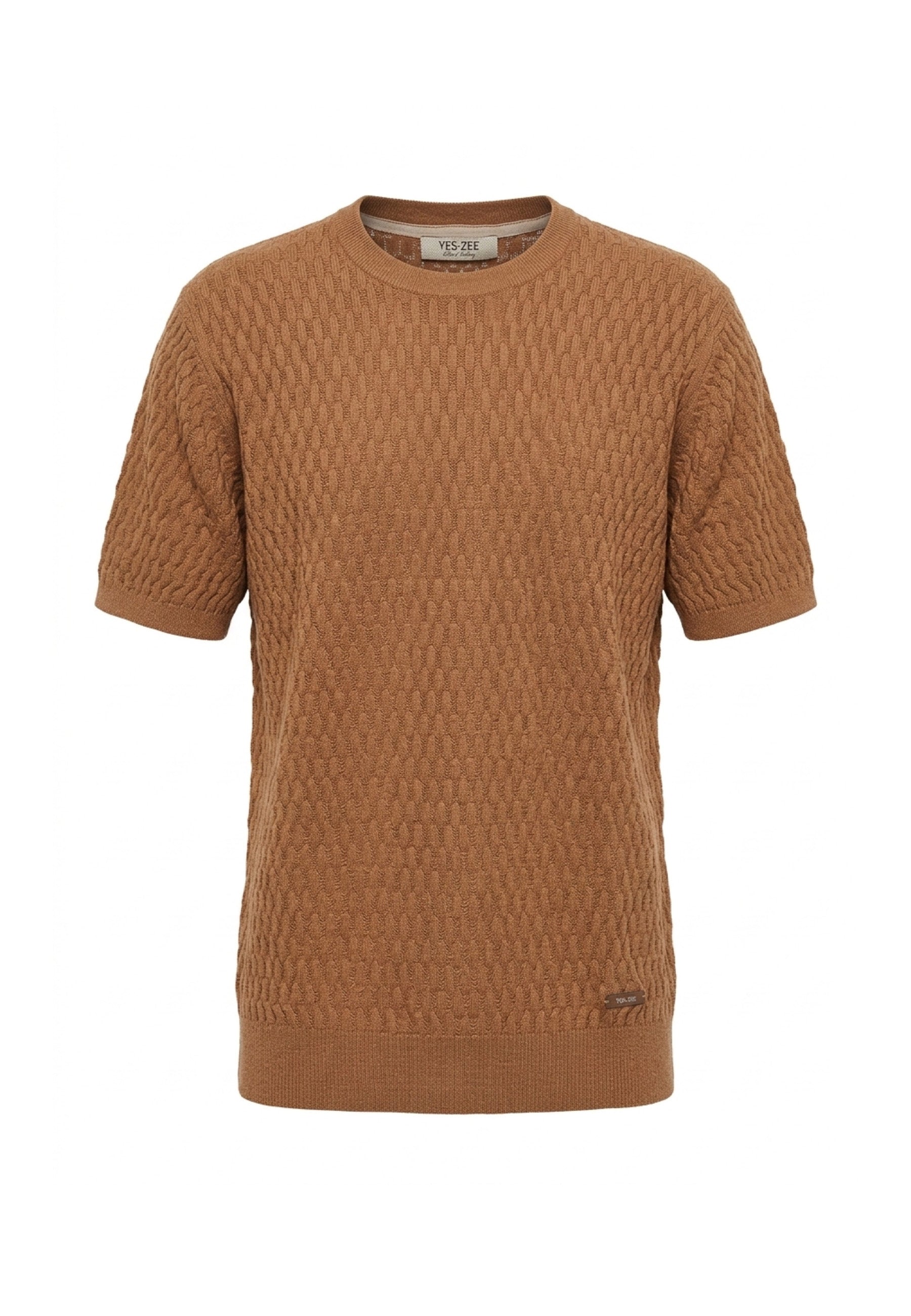 T-shirt Marrone Yes-zee