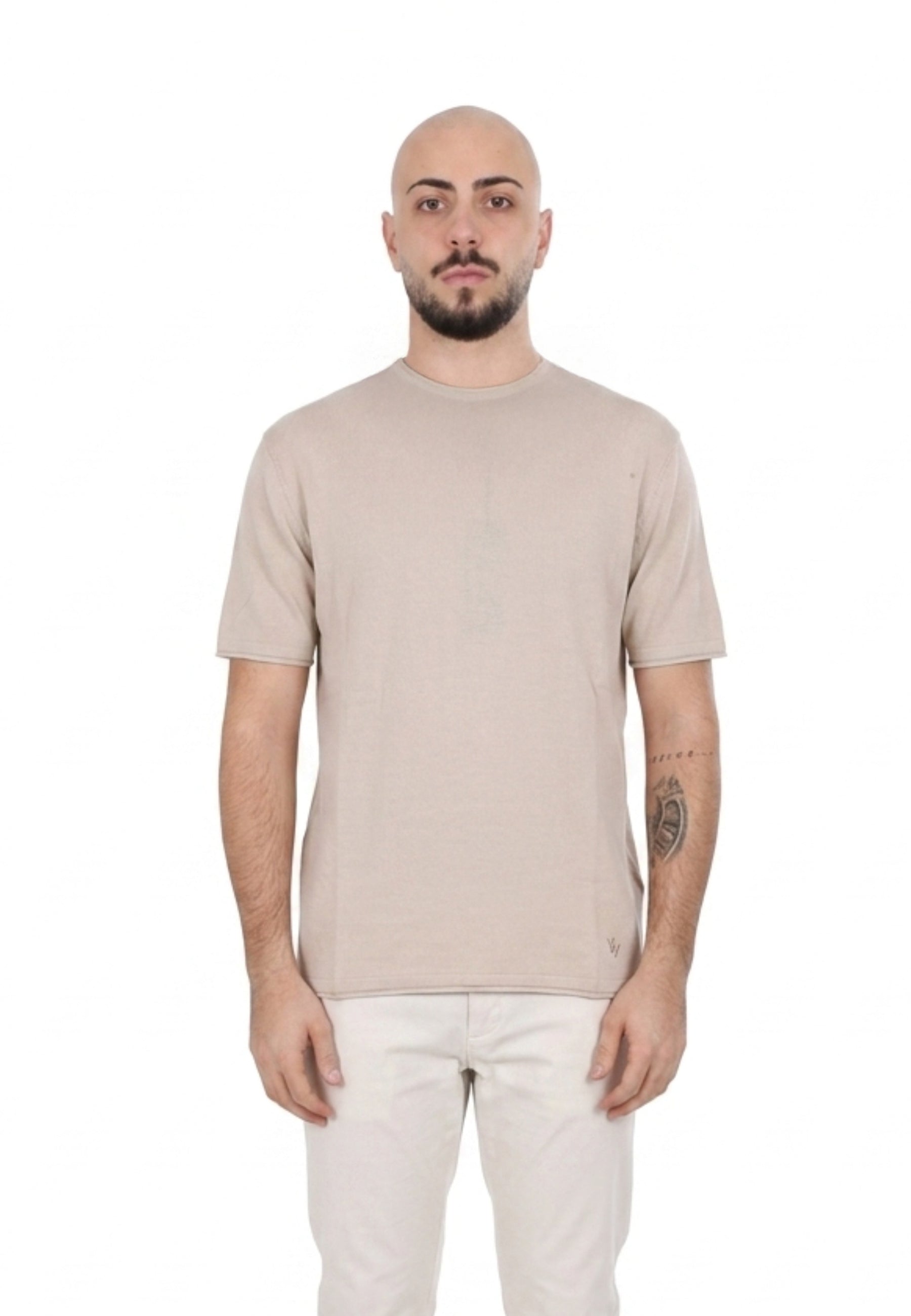T-shirt Beige Chiaro Yes-zee