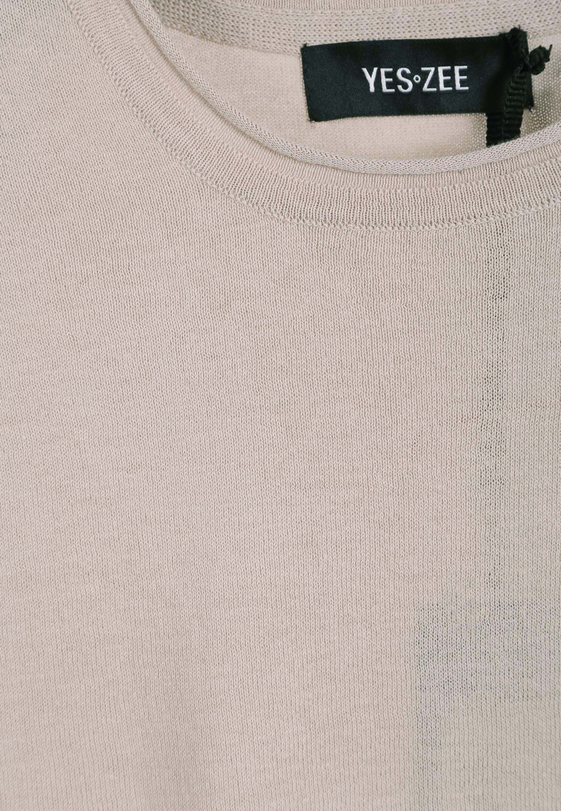 T-shirt Beige Chiaro Yes-zee