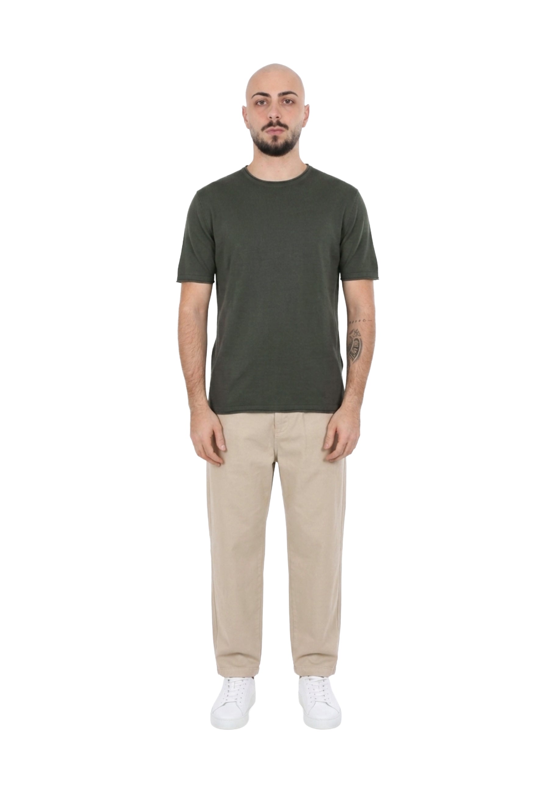 T-shirt Verde Scuro Yes-zee