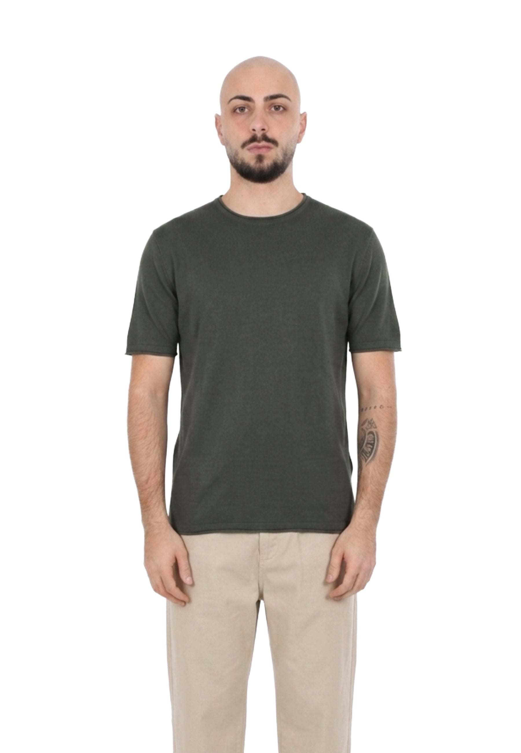 T-shirt Verde Scuro Yes-zee