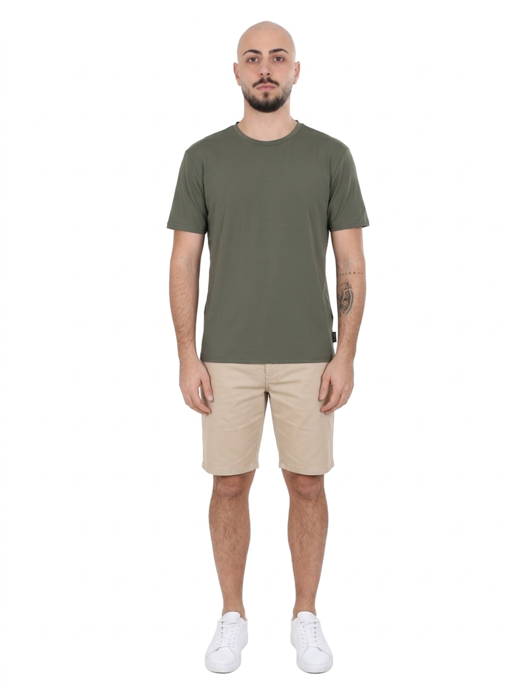 T-shirt Verde Scuro Yes-zee