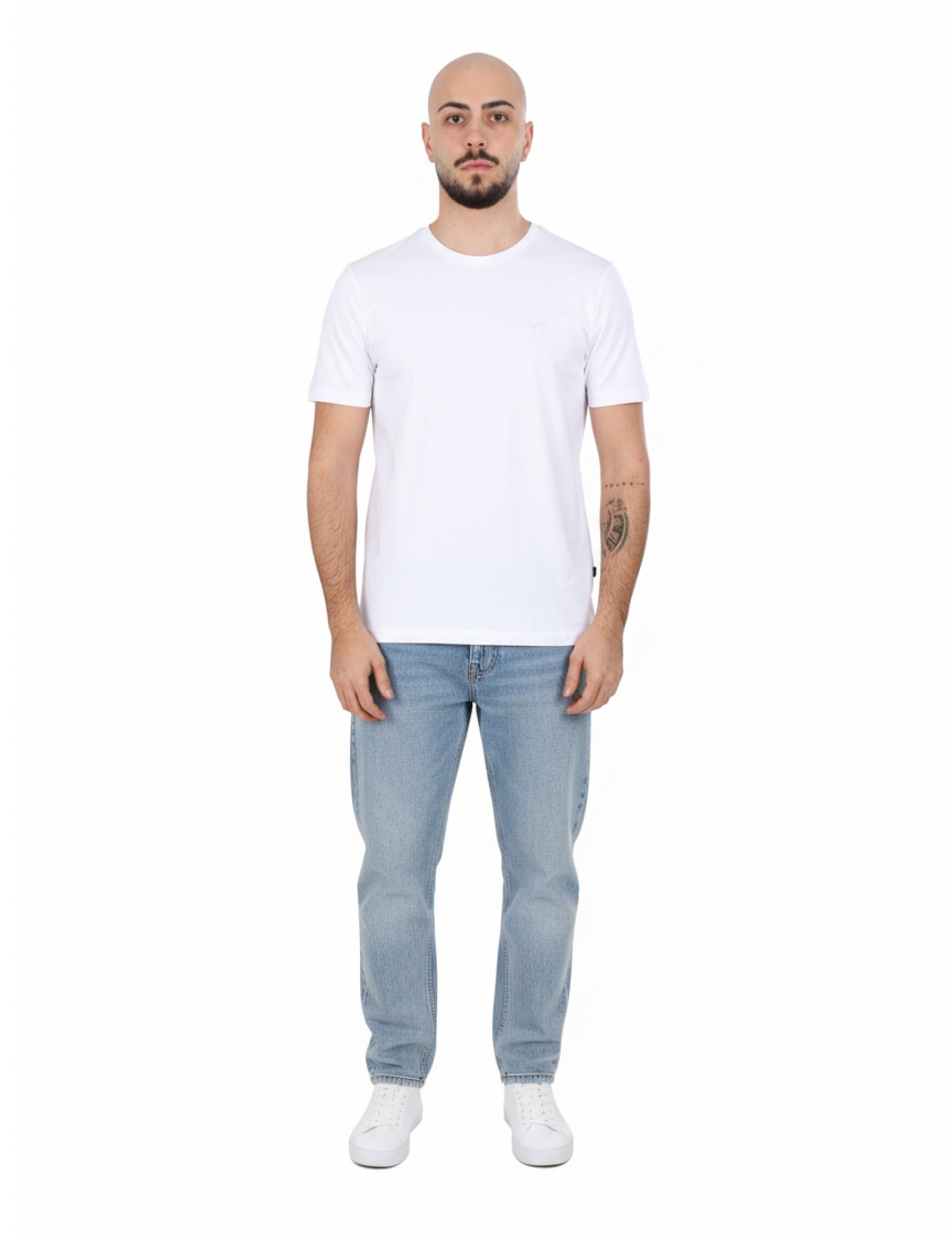 T-shirt Bianco Yes-zee