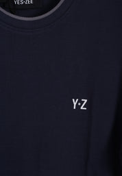 T-shirt Blu Scuro Yes-zee
