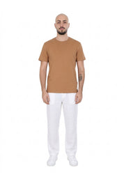T-shirt Marrone Chiaro Yes-zee