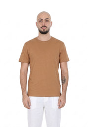 T-shirt Marrone Chiaro Yes-zee