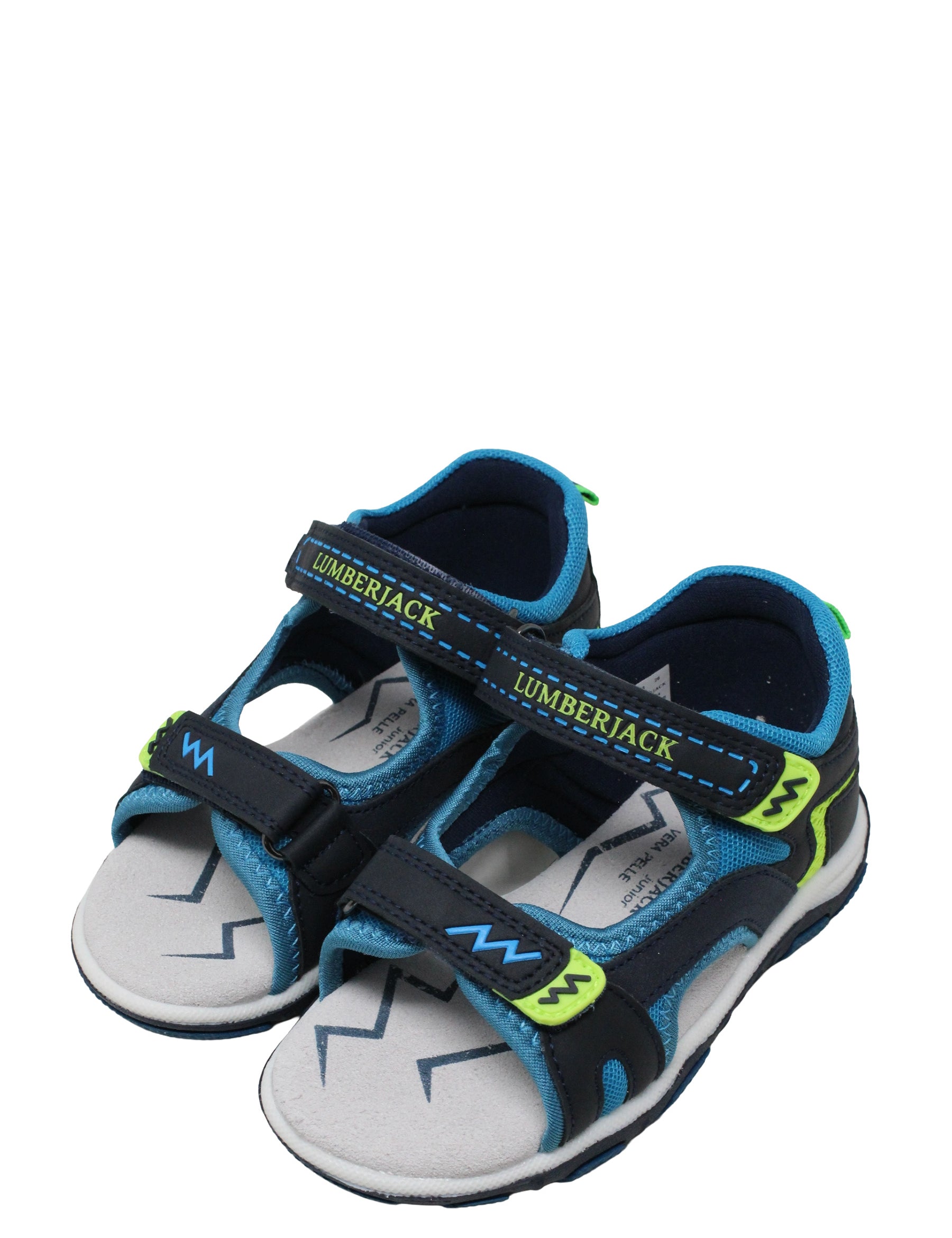 Sandali con strappi Blu Lumberjack
