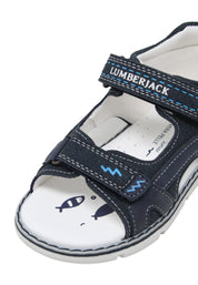 Sandali con strappi Blu Lumberjack