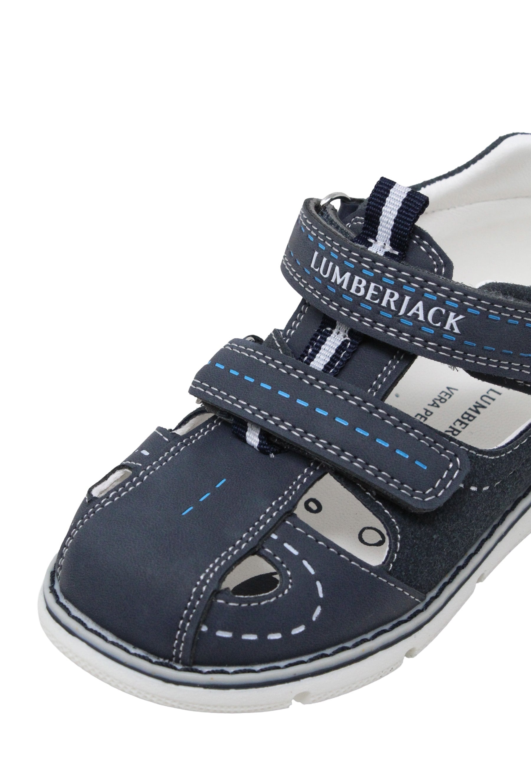 Sandali con strappi Blu Lumberjack