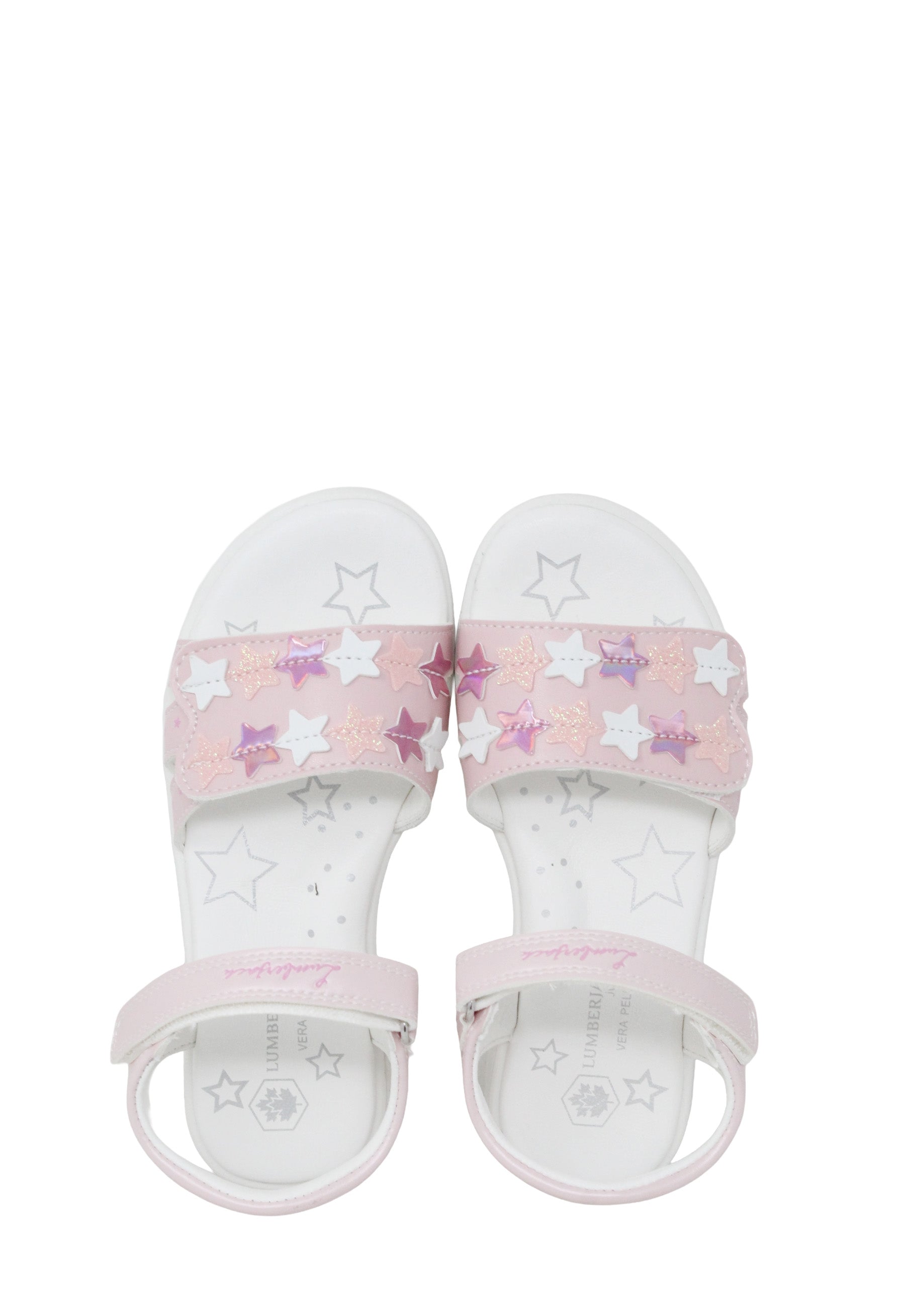 Sandali con strappi Rosa Lumberjack