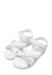 Sandali con strappi Bianco Lumberjack