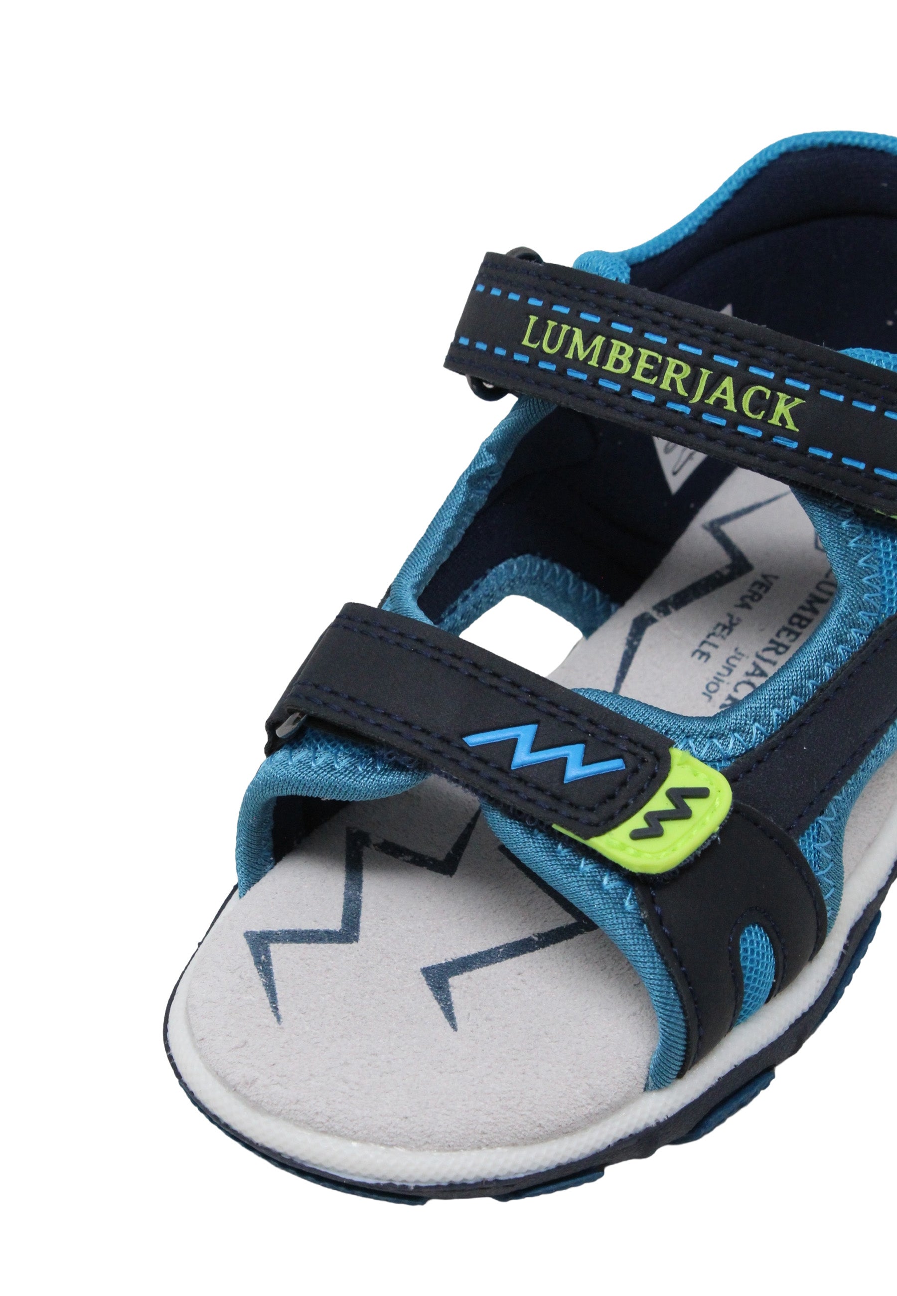 Sandali con strappi Blu Chiaro Lumberjack