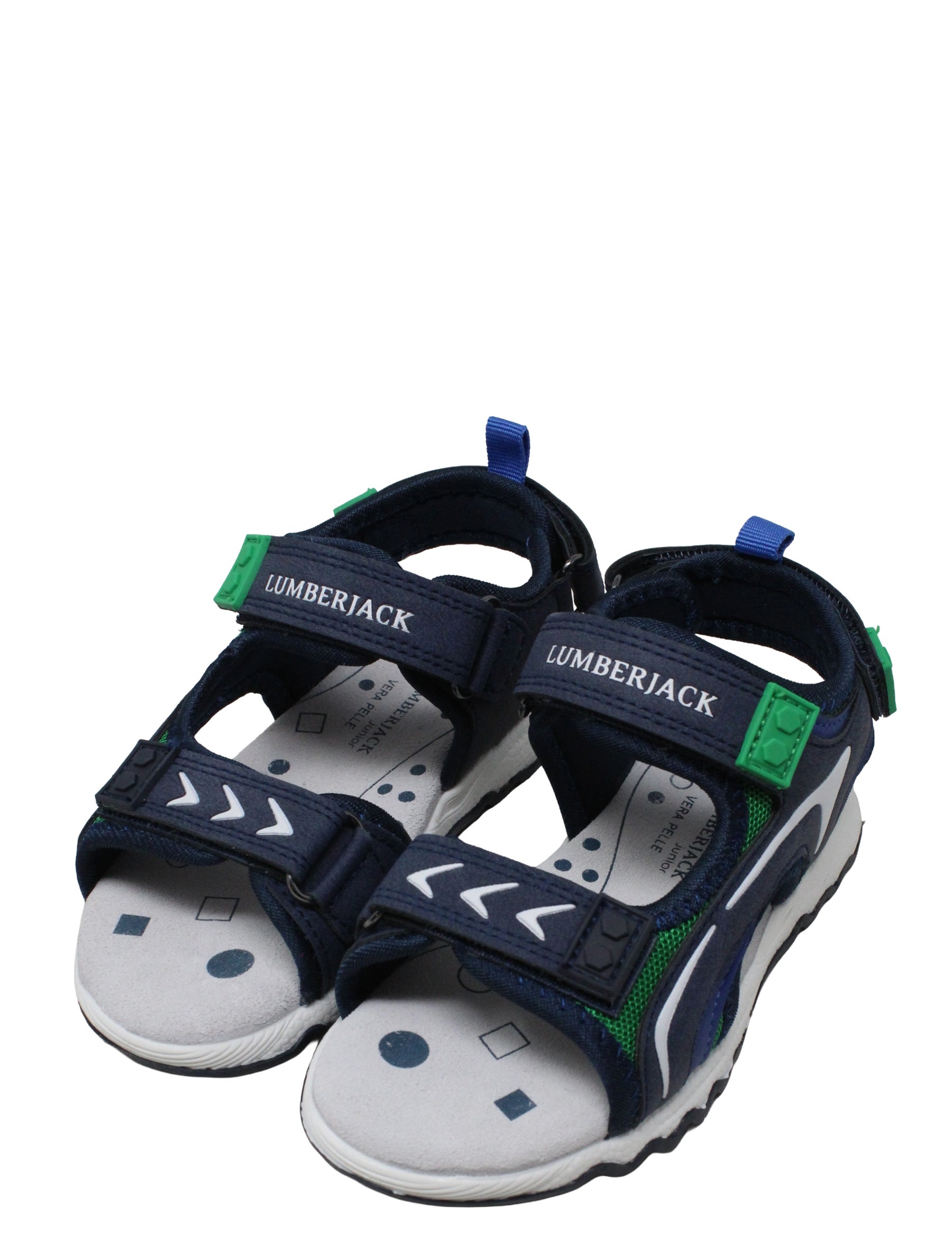Sandali con strappi Blu Lumberjack