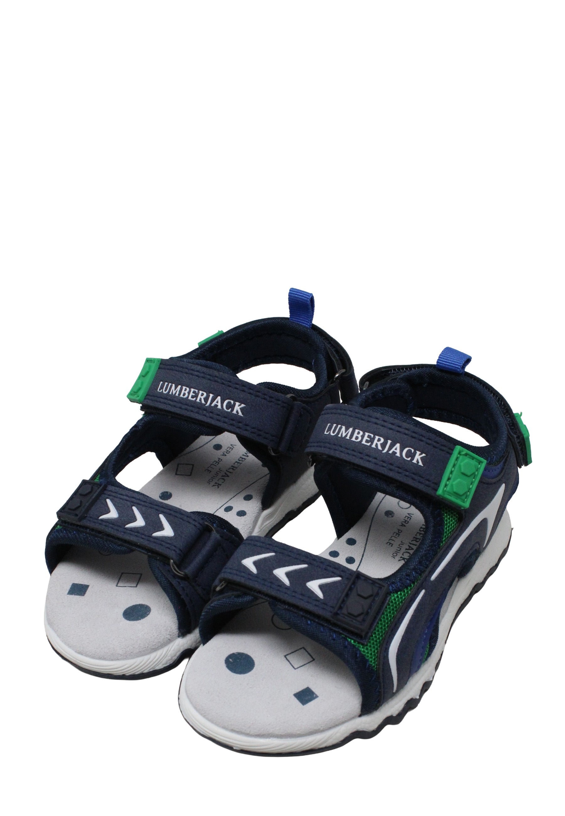Sandali con strappi Blu Lumberjack