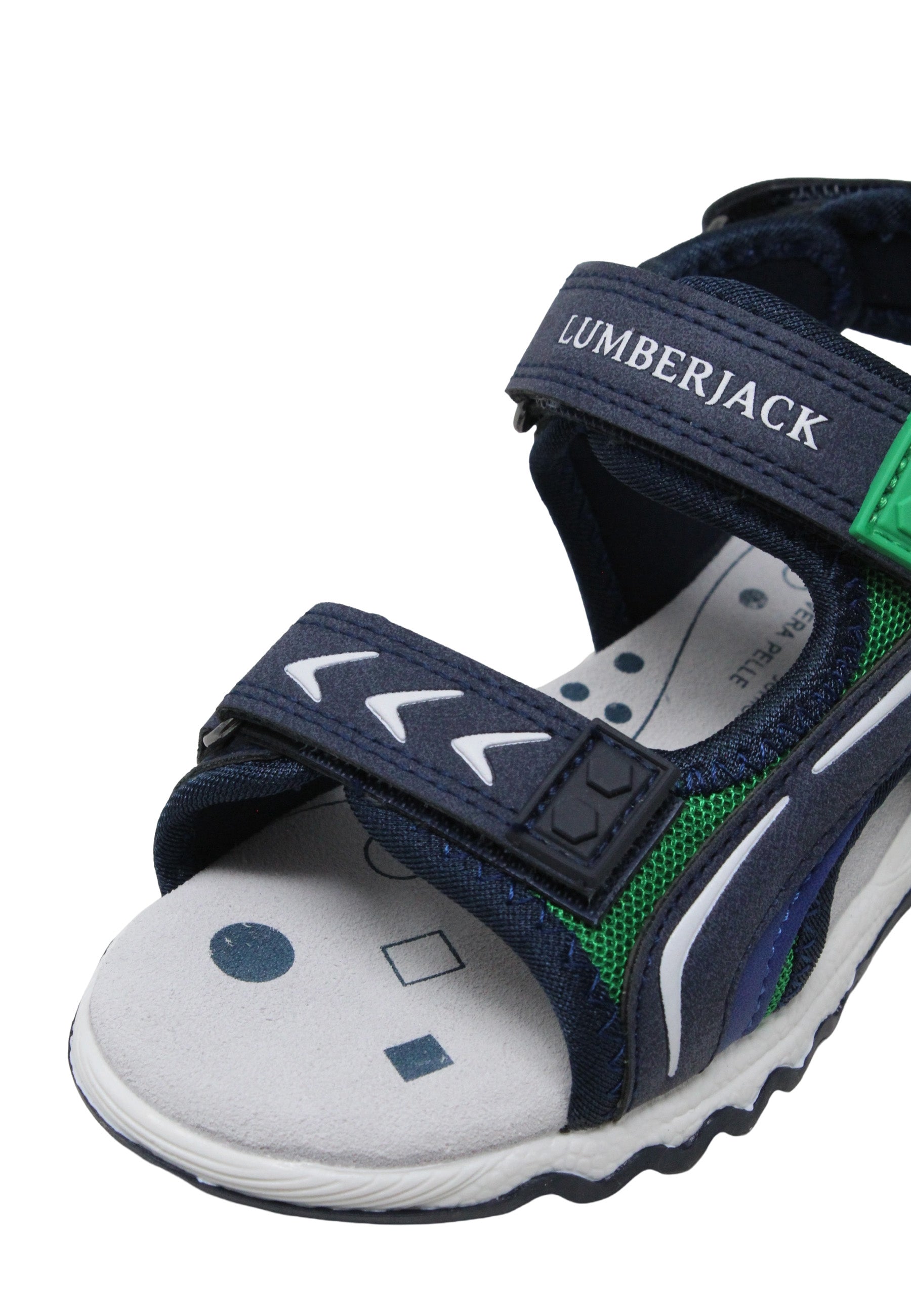 Sandali con strappi Blu Lumberjack