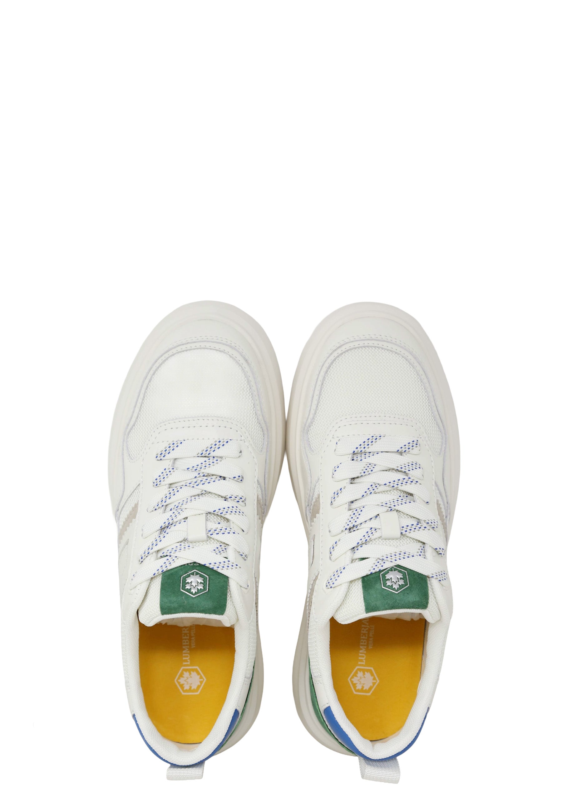 Sneakers Bianco Verde Lumberjack