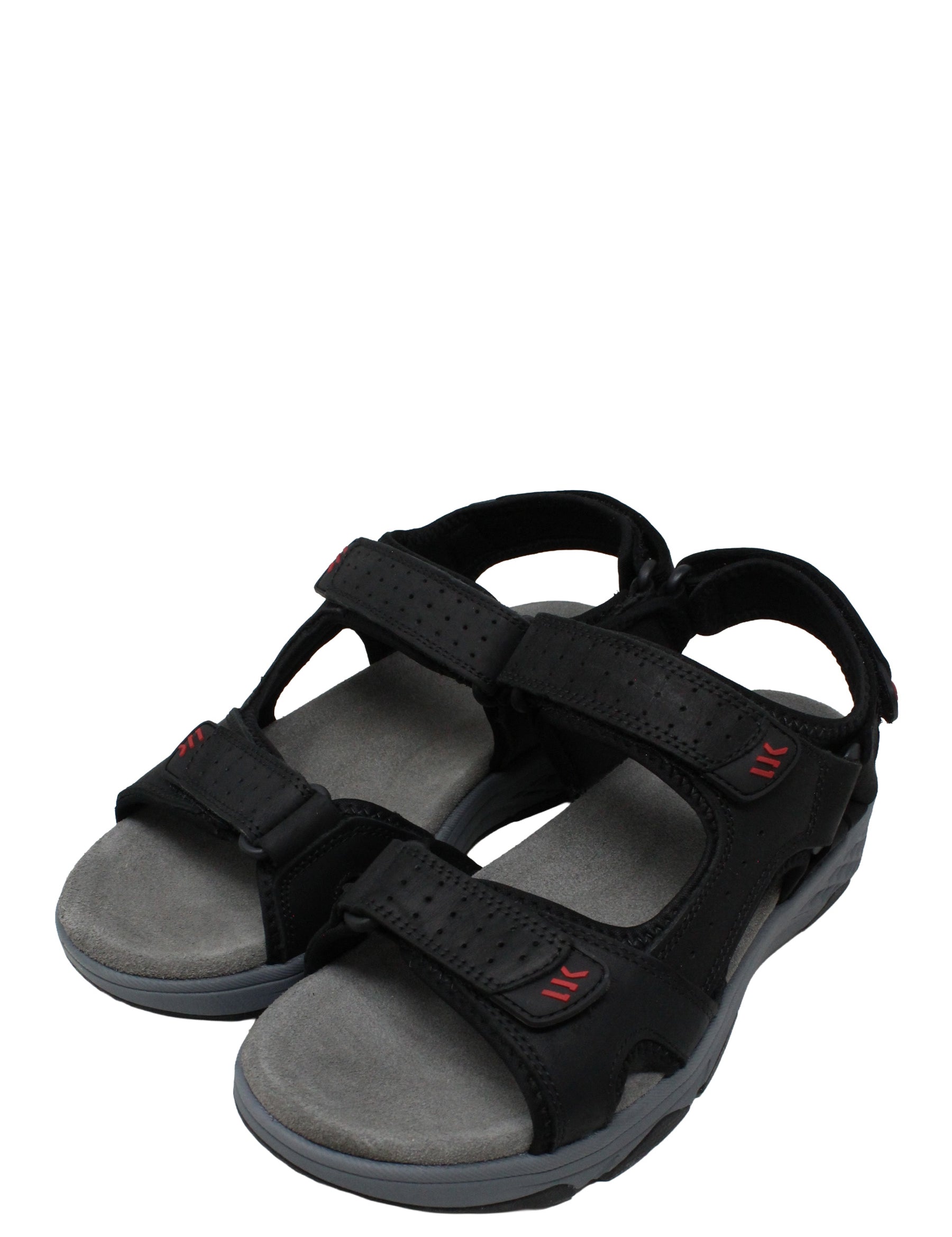 Sandali con strappi Nero Lumberjack