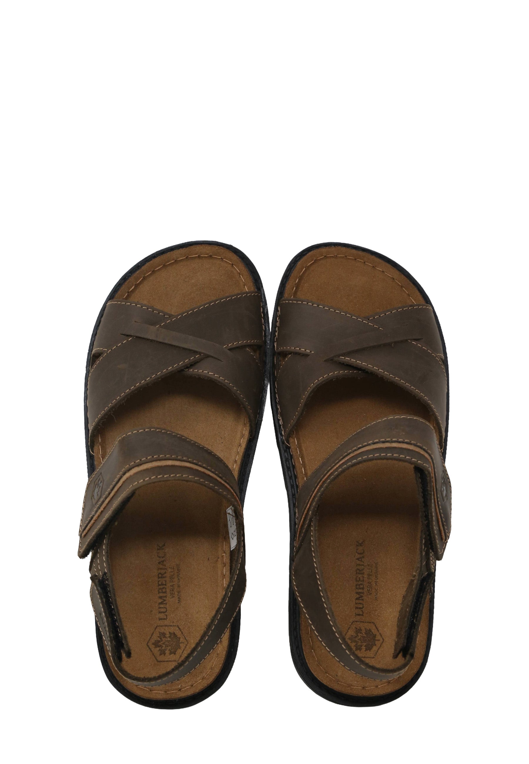 Sandali con strappi Marrone Lumberjack