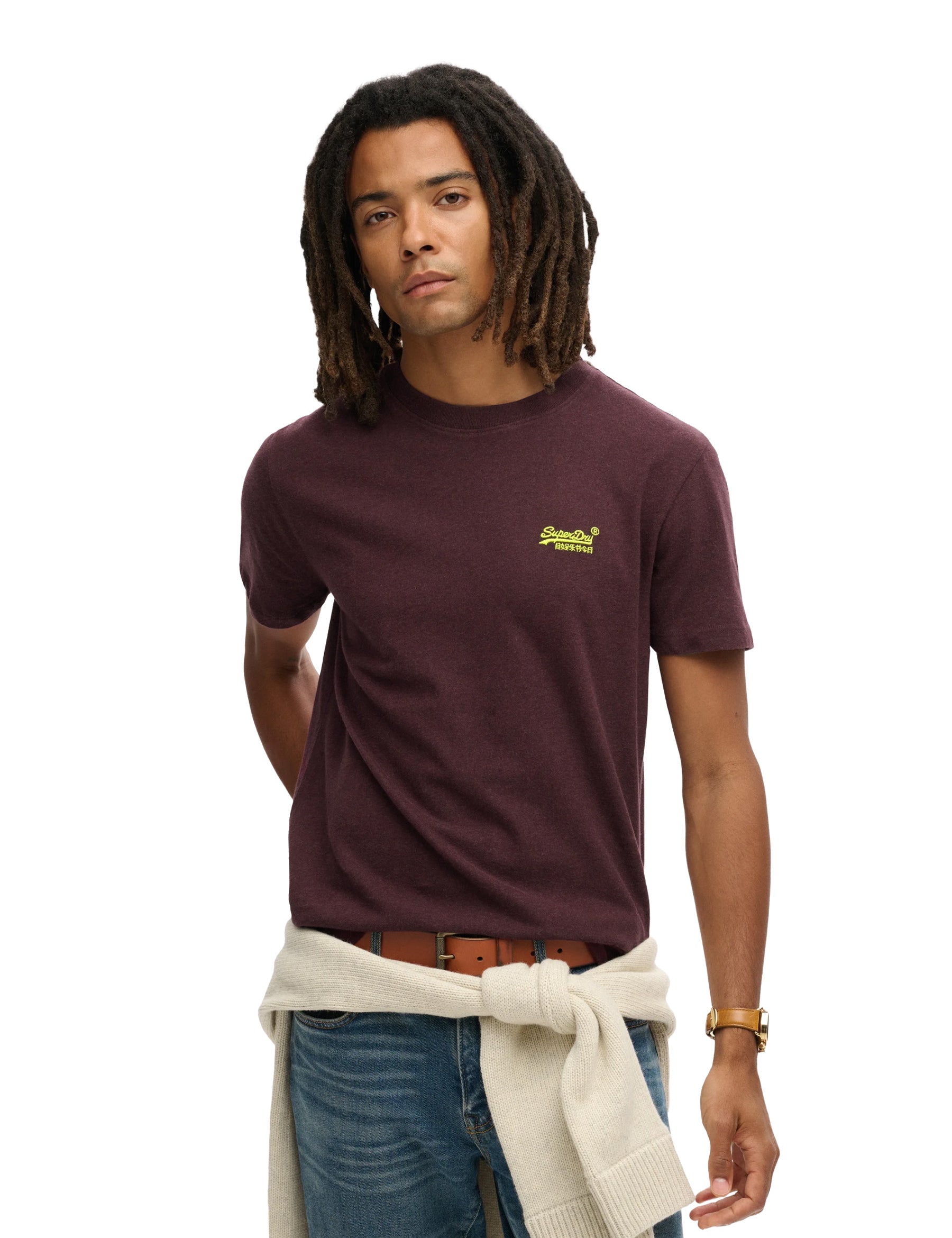 T-shirt Bordeaux Superdry