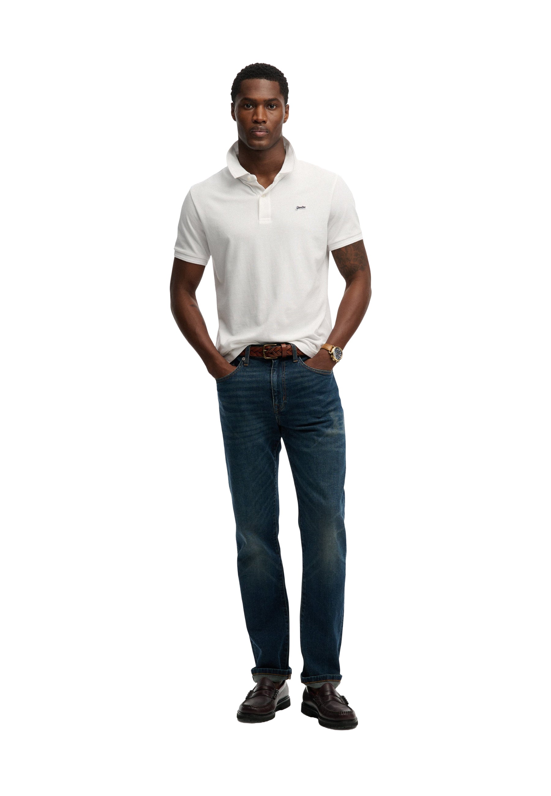 Polo Bianco Superdry