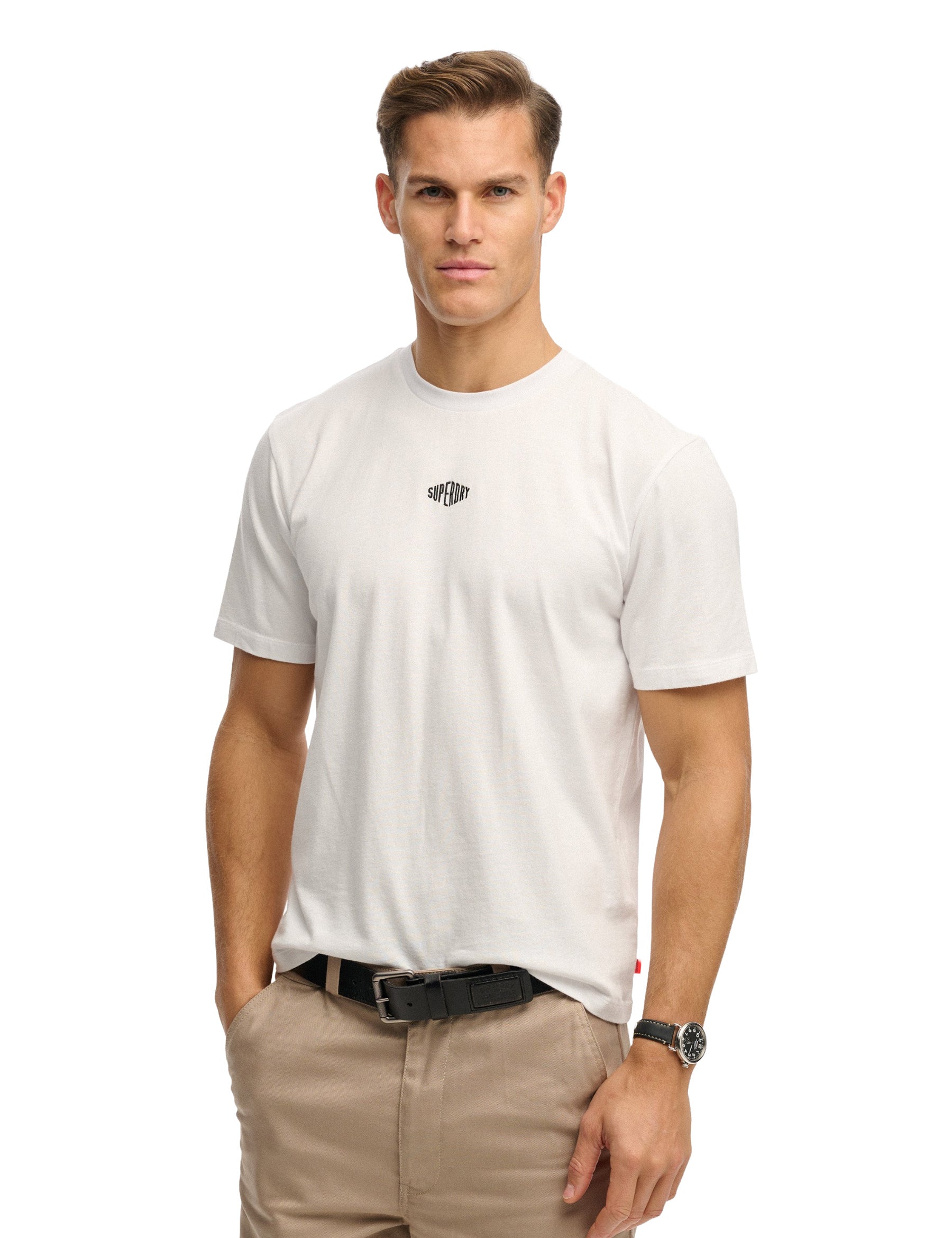 T-shirt Bianco Superdry