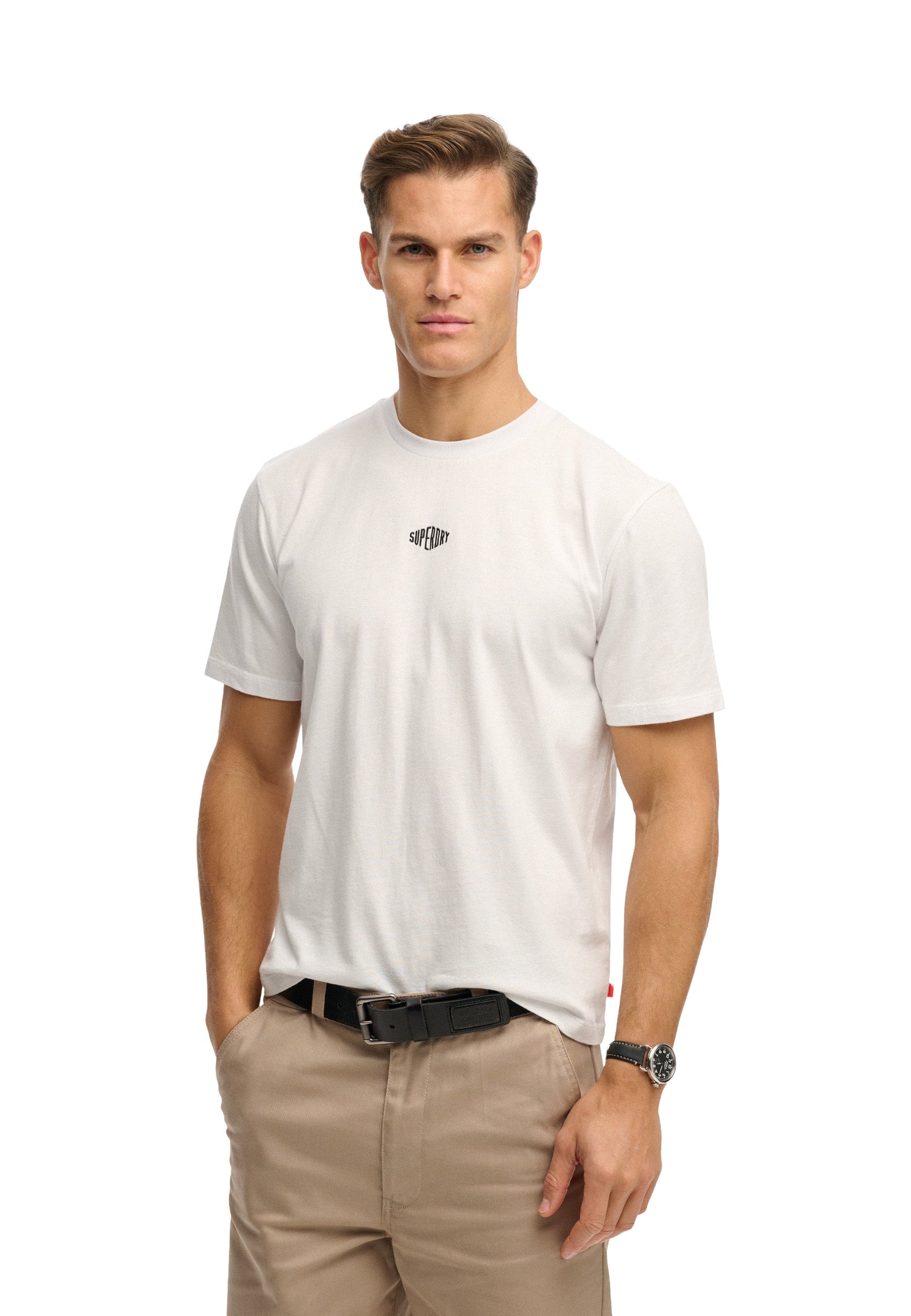 T-shirt Bianco Superdry