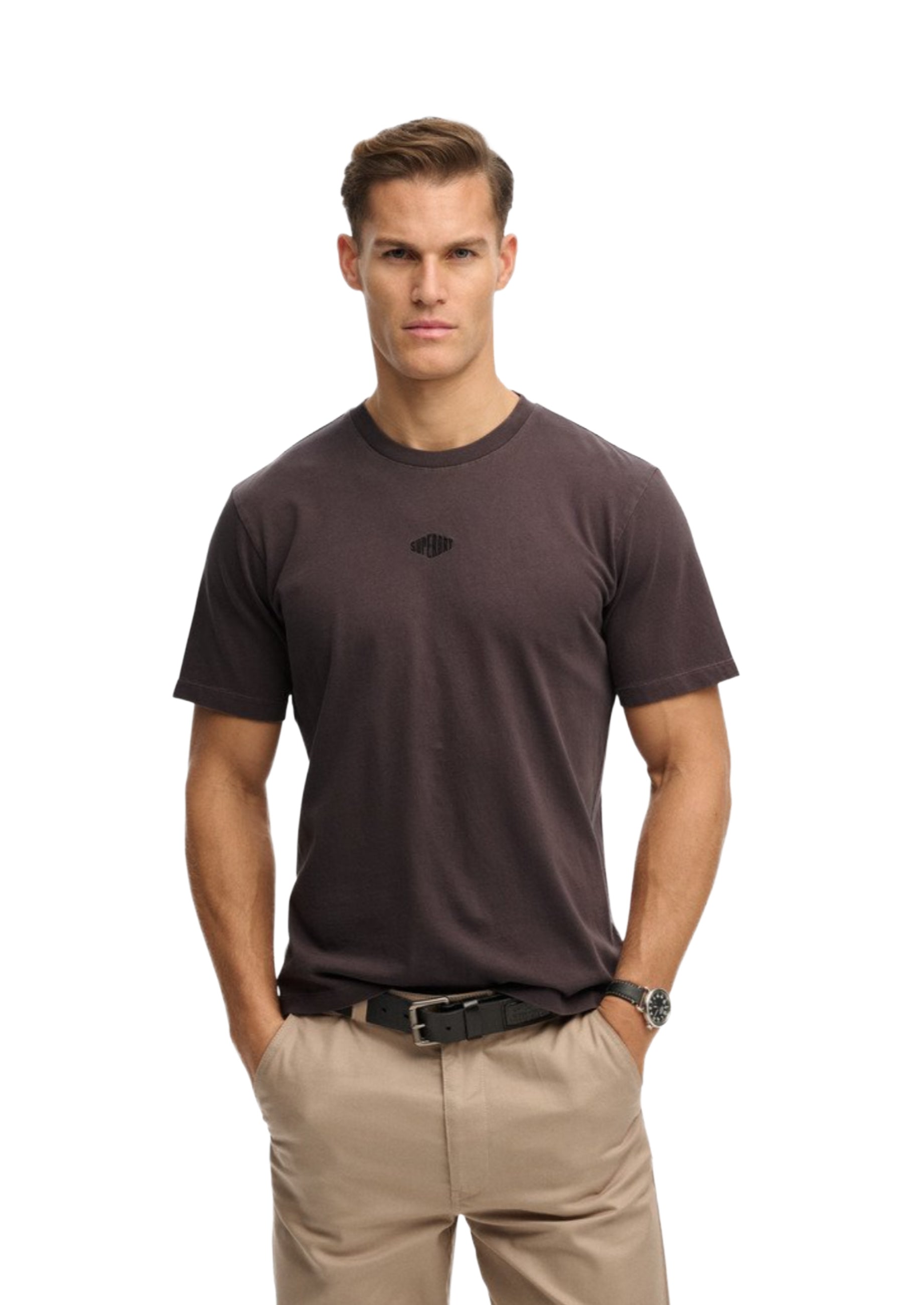 T-shirt Marrone Superdry