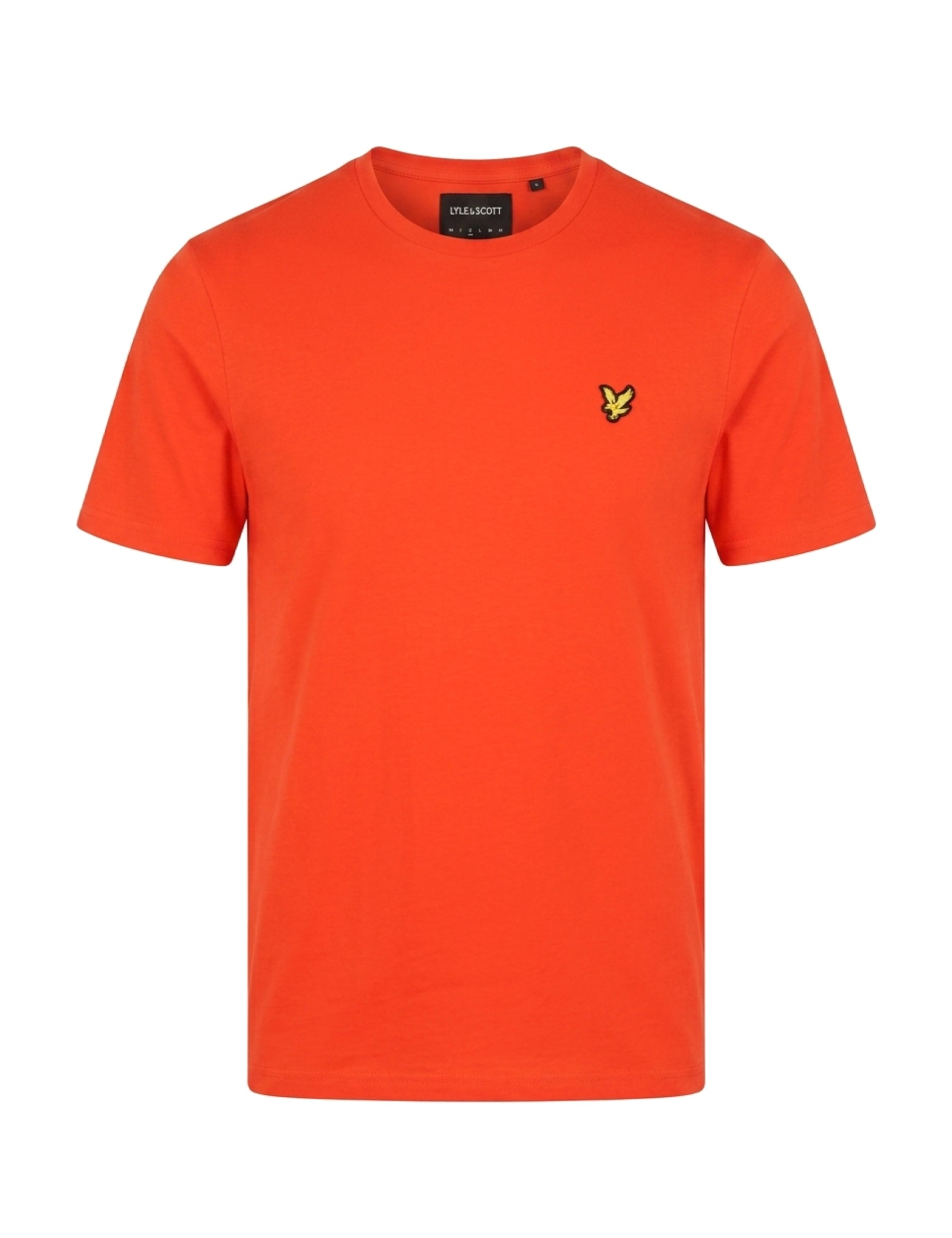 T-shirt Arancione Nero Lyle & Scott