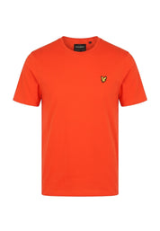 T-shirt Arancione Nero Lyle & Scott