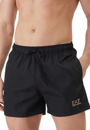 Costumi Nero Ea7 Emporio Armani