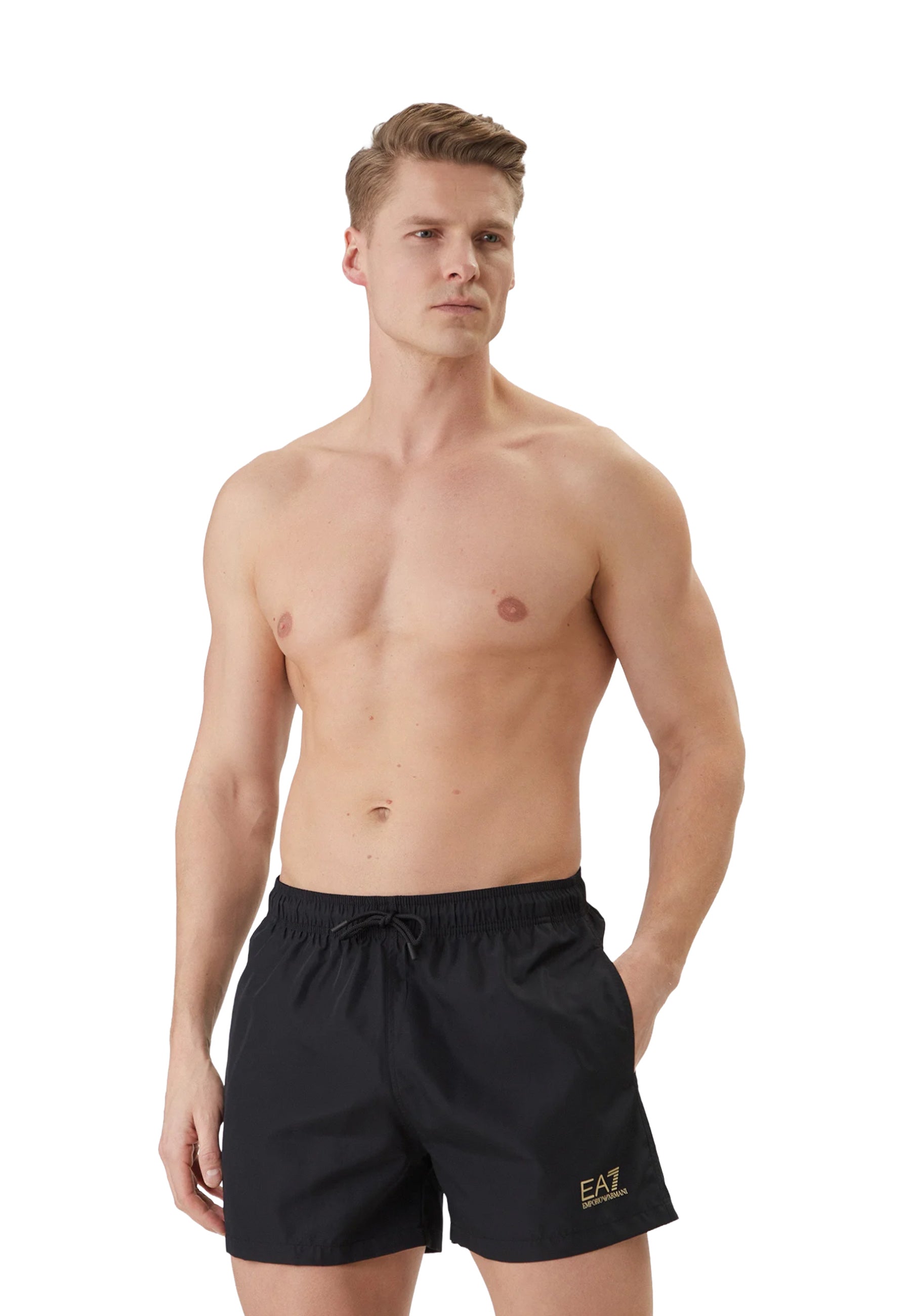 Costumi Nero Ea7 Emporio Armani