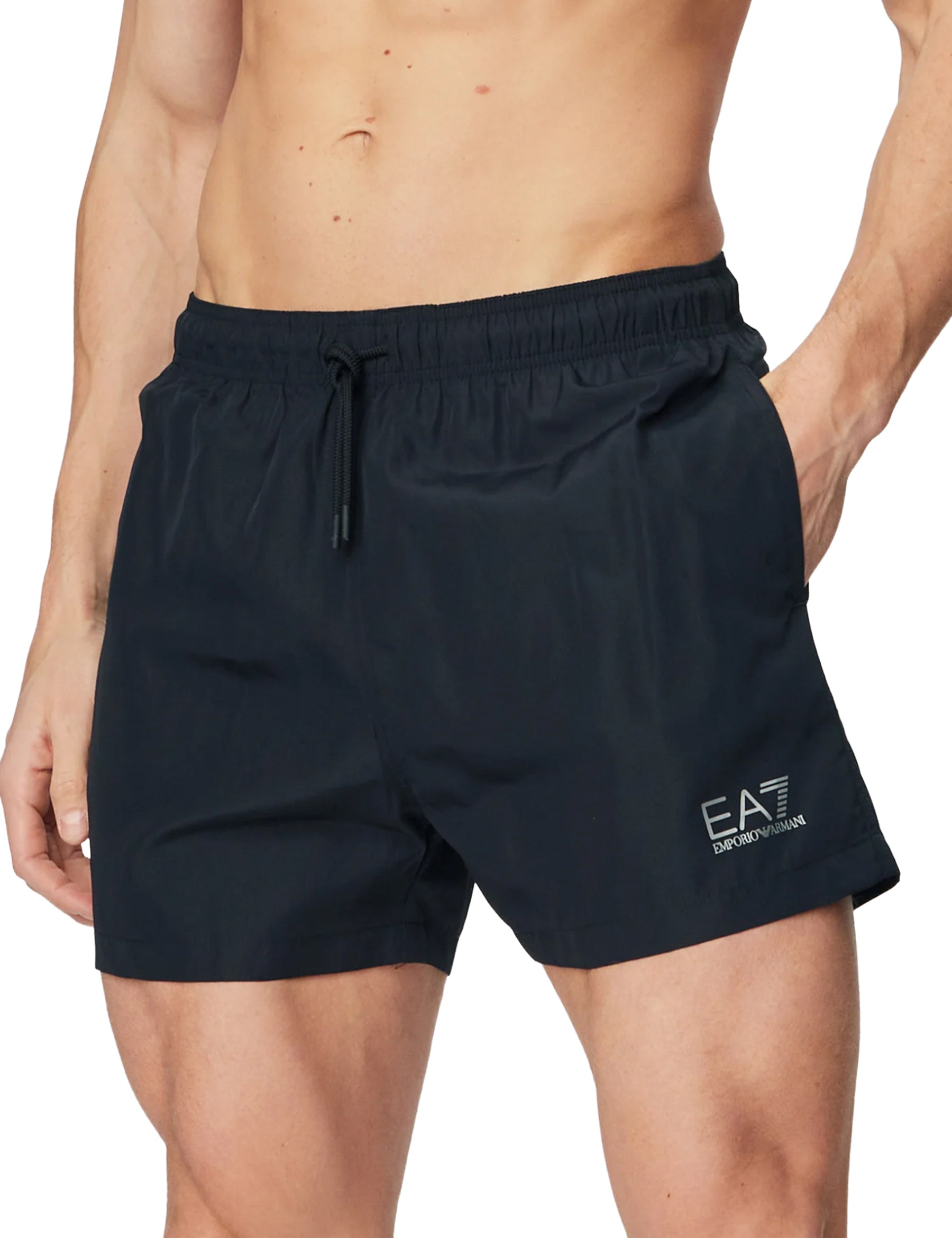 Costumi Nero Grigio Ea7 Emporio Armani