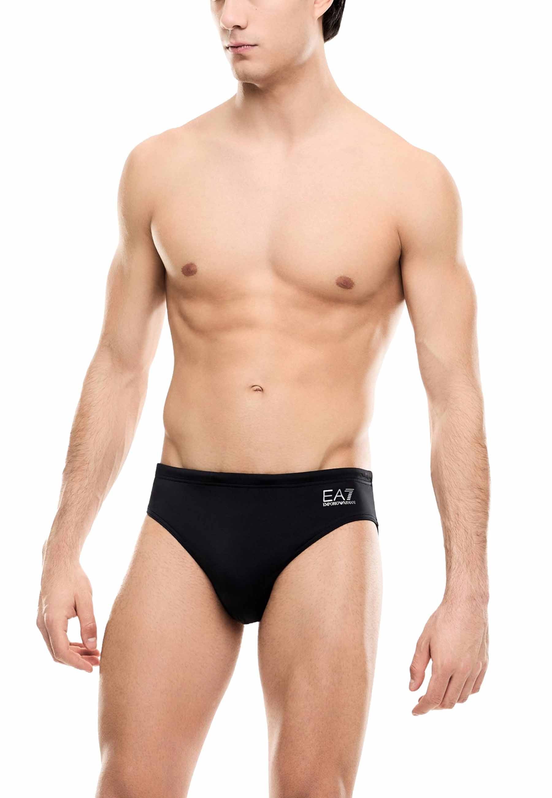 Costumi Nero Ea7 Emporio Armani