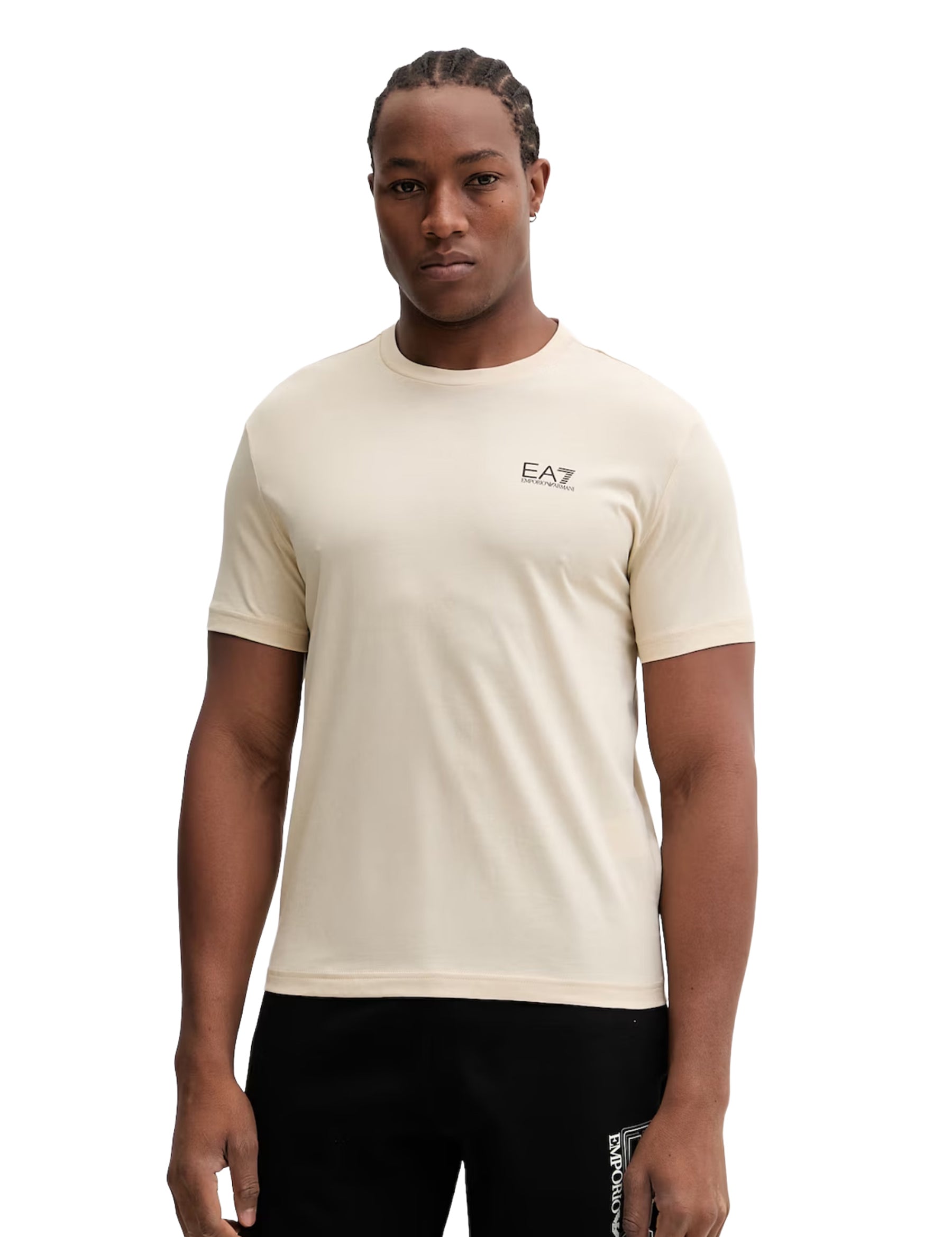 T-shirt Avorio Ea7 Emporio Armani