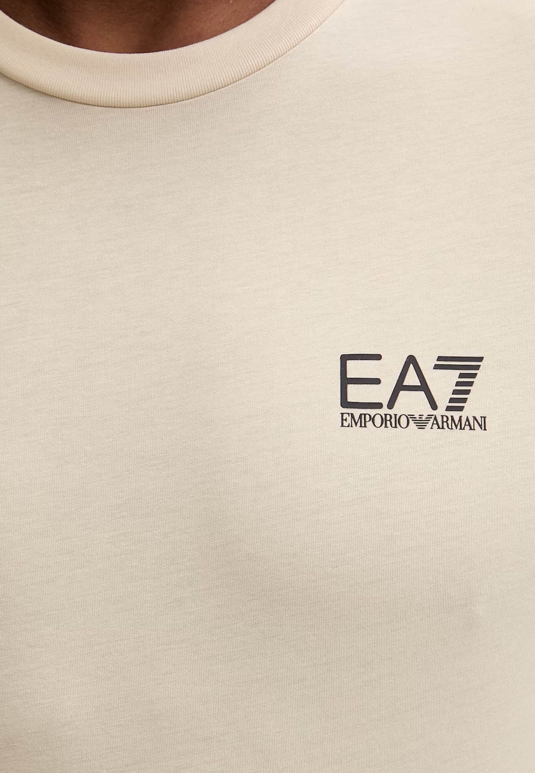 T-shirt Avorio Ea7 Emporio Armani