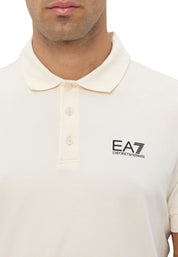 Polo Avorio Ea7 Emporio Armani