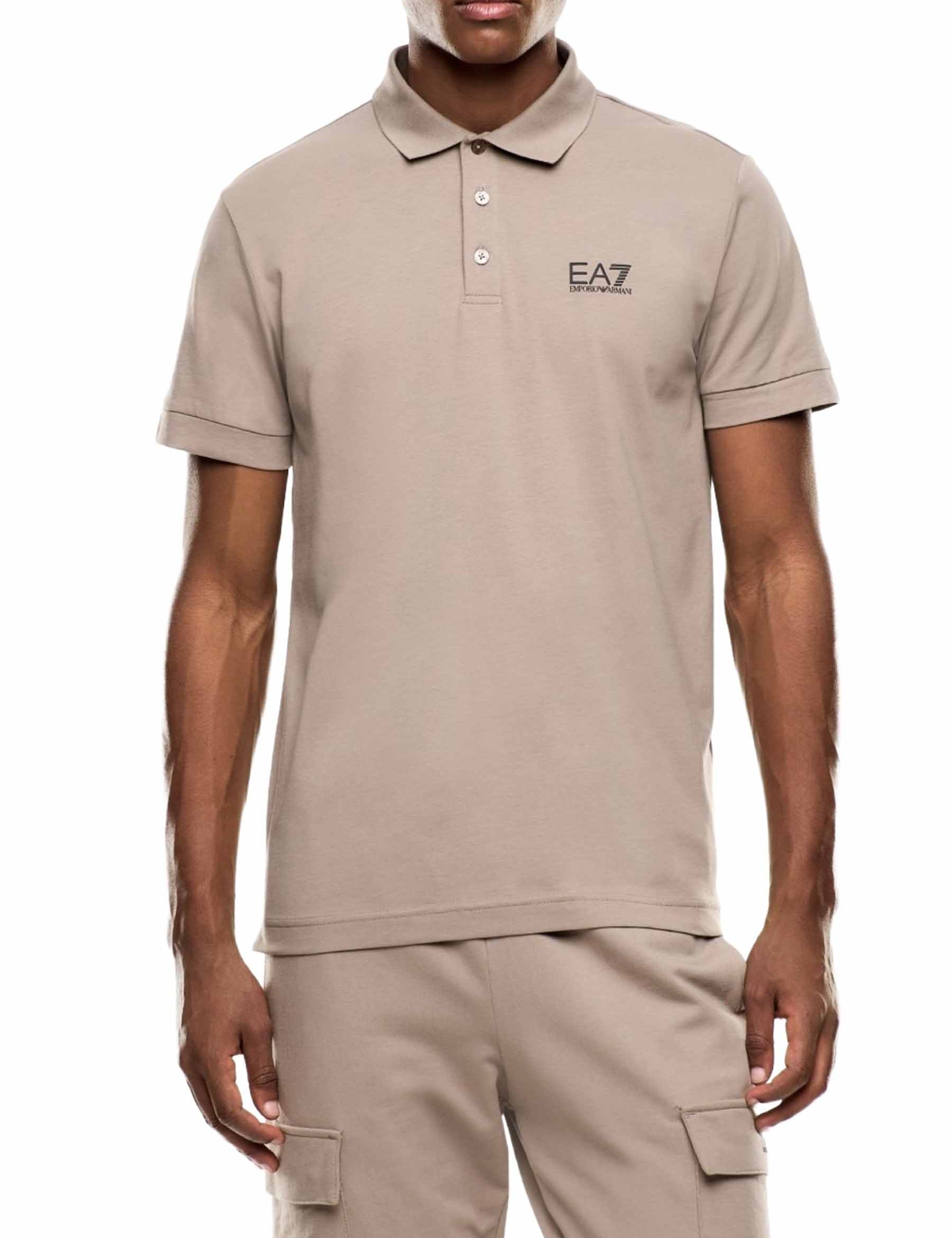 Polo Beige Ea7 Emporio Armani