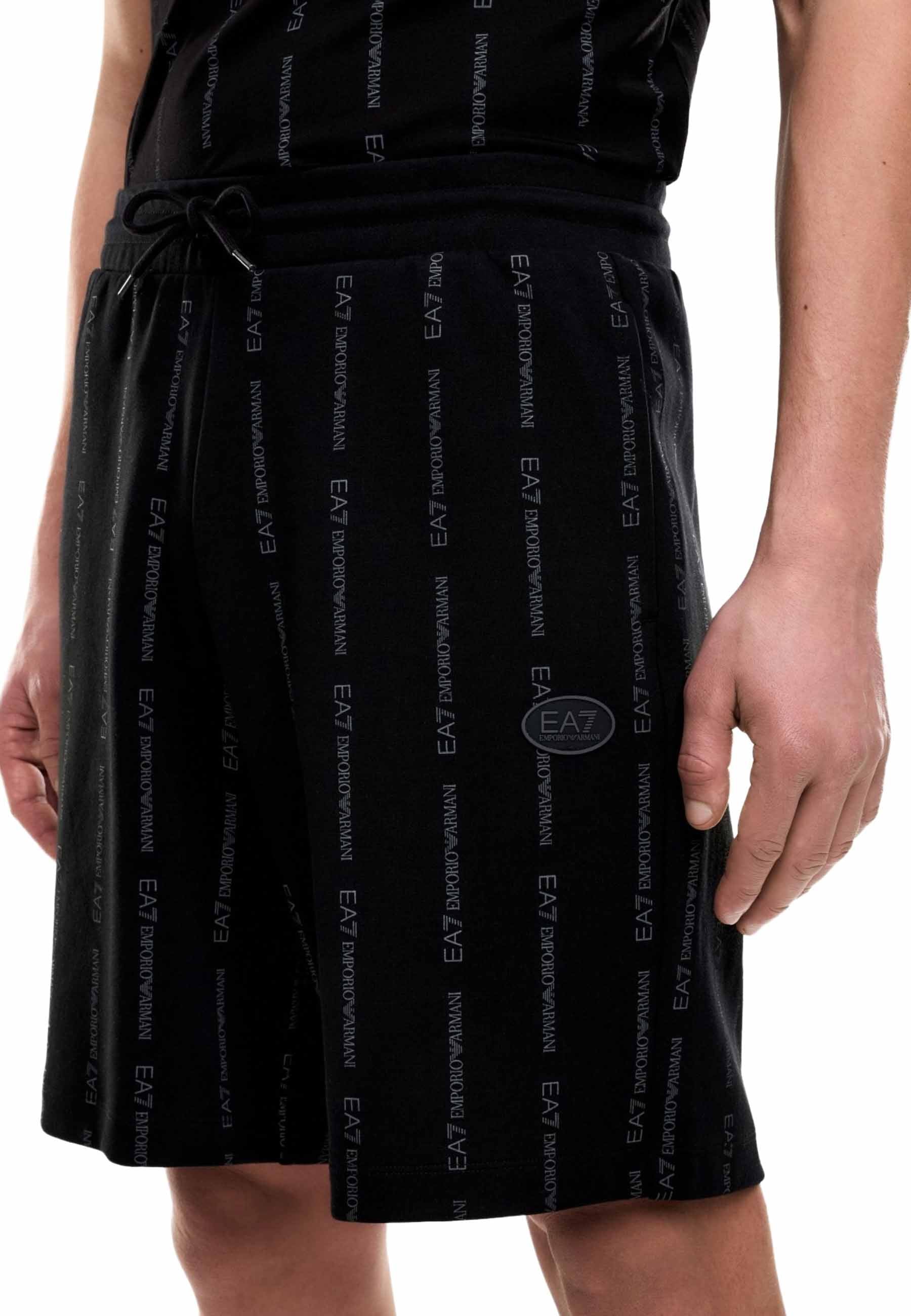 Bermuda Nero Ea7 Emporio Armani