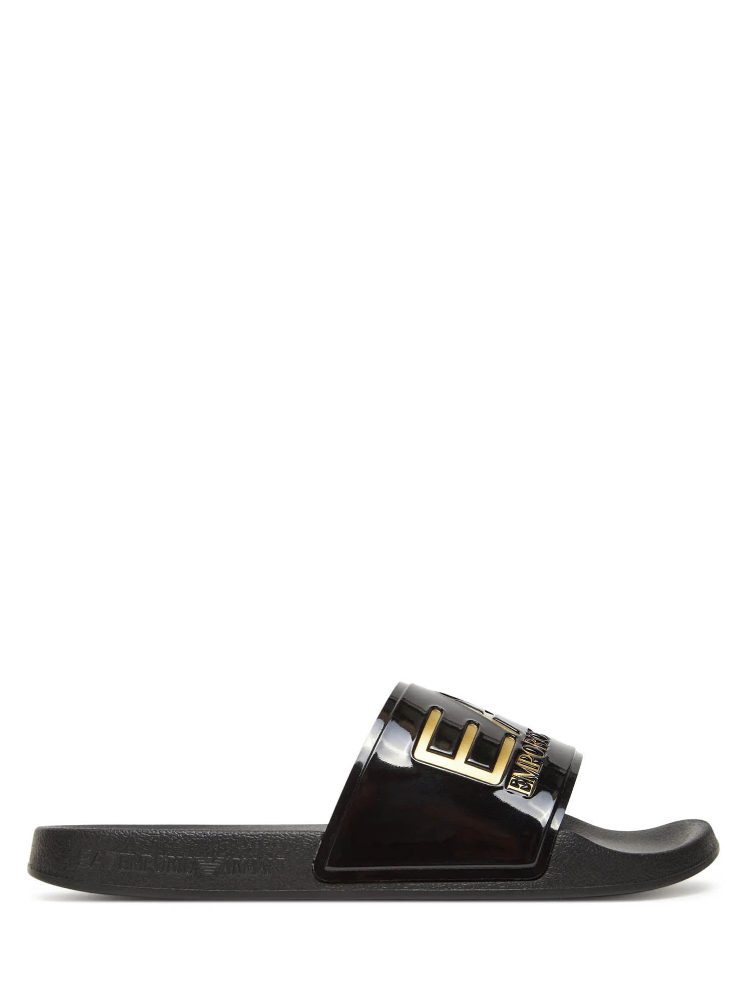 Ciabatte Nero Oro Ea7 Emporio Armani