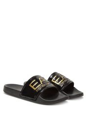 Ciabatte Nero Oro Ea7 Emporio Armani