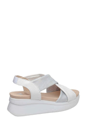 Sandali zeppa Bianco Callaghan
