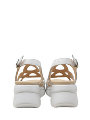 Sandali zeppa Bianco Callaghan