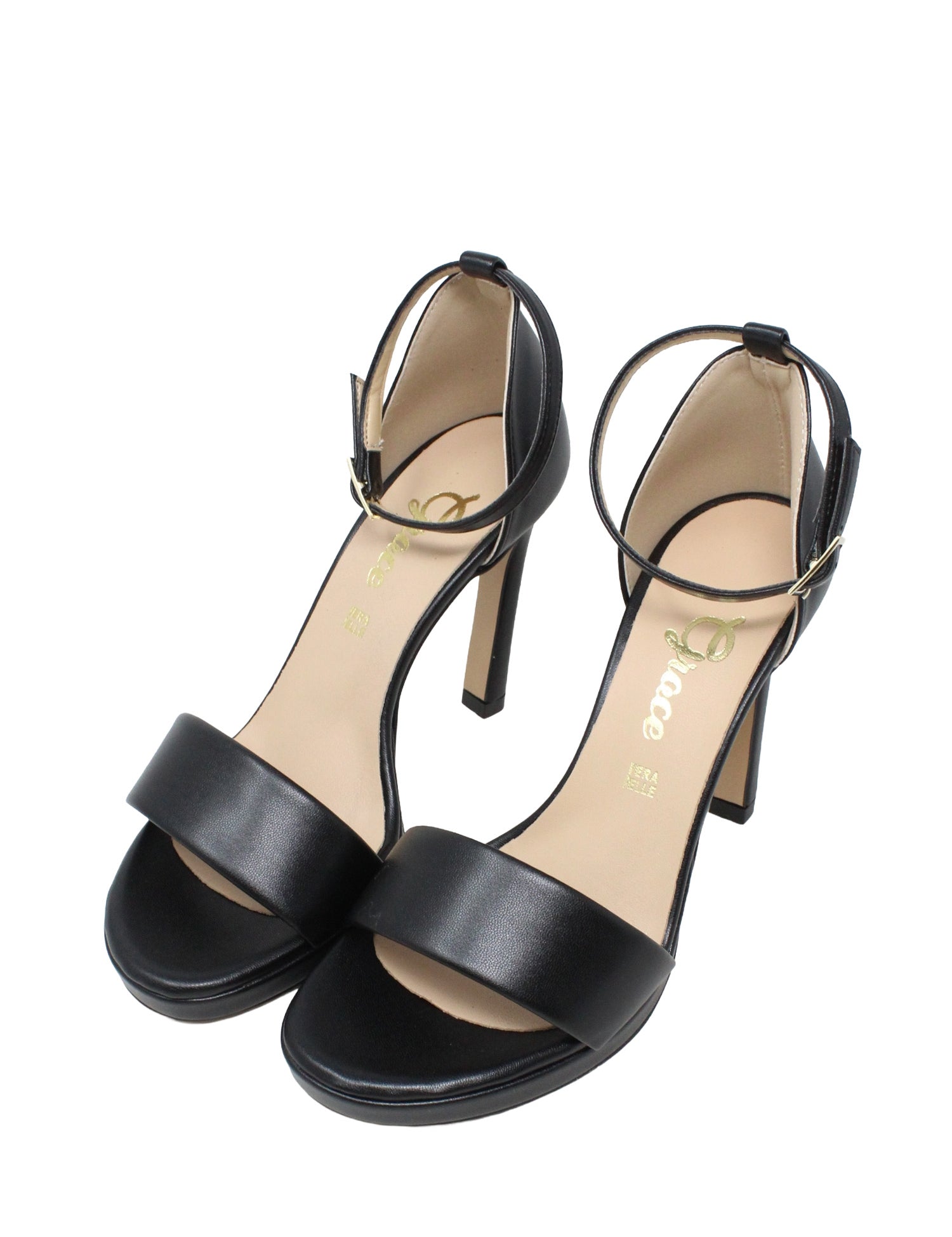 Sandali tacco Nero Grace Shoes