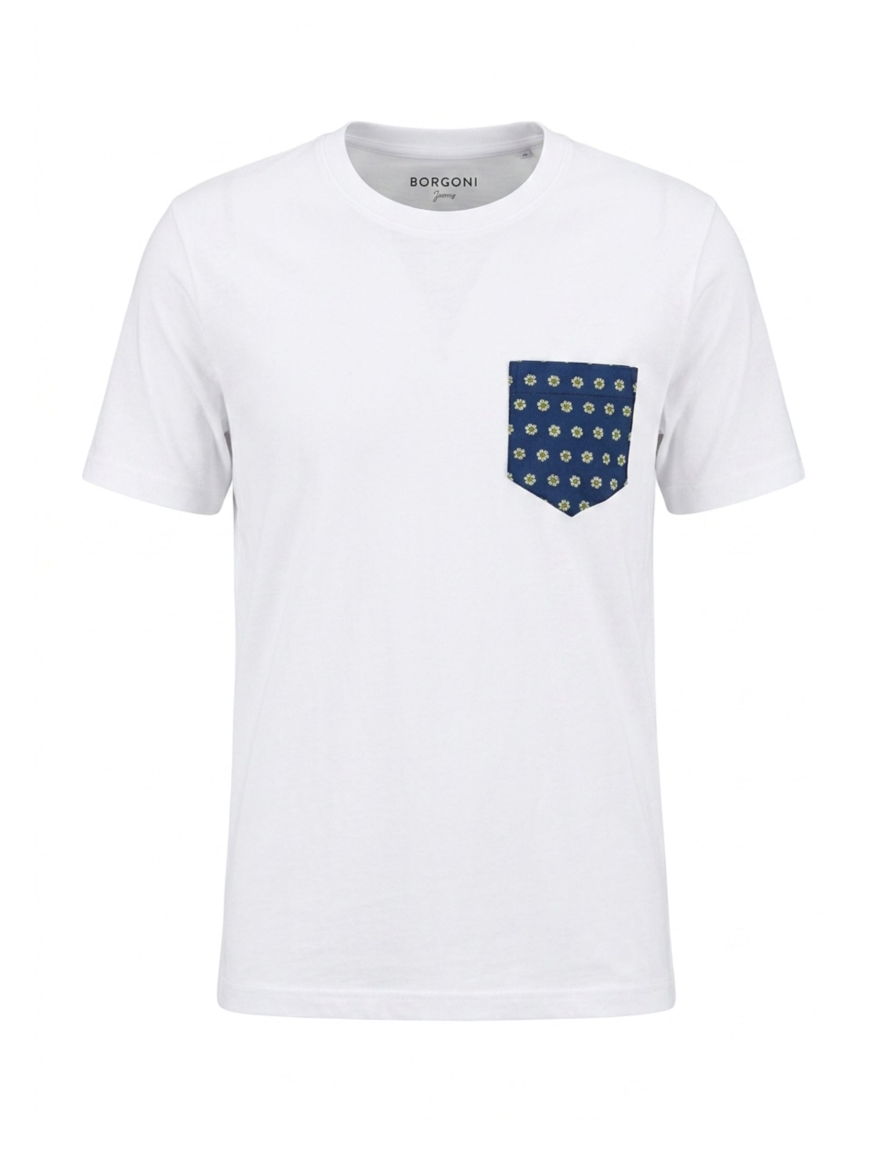 T-shirt Bianco Borgoni Jeans