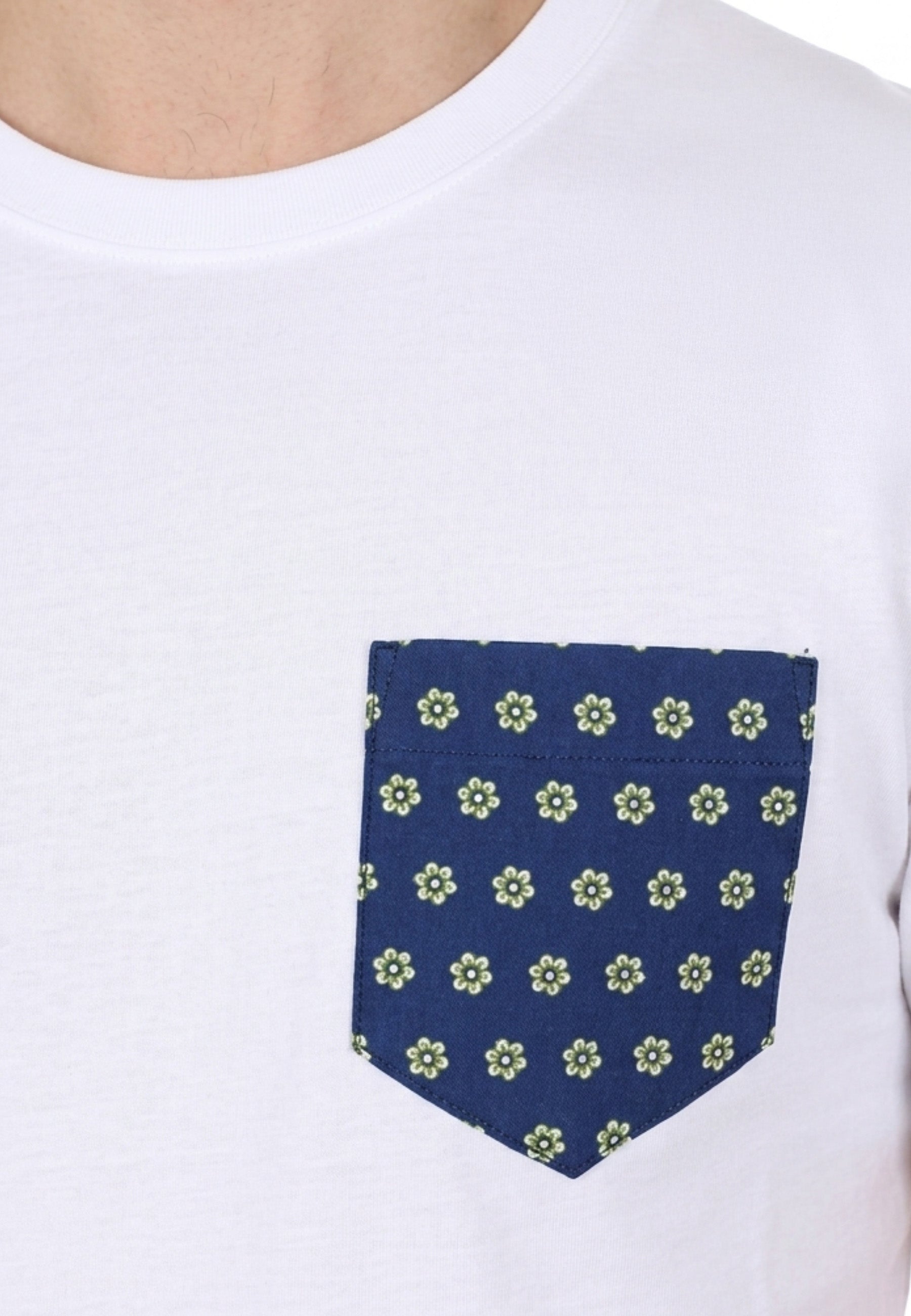 T-shirt Bianco Borgoni Jeans