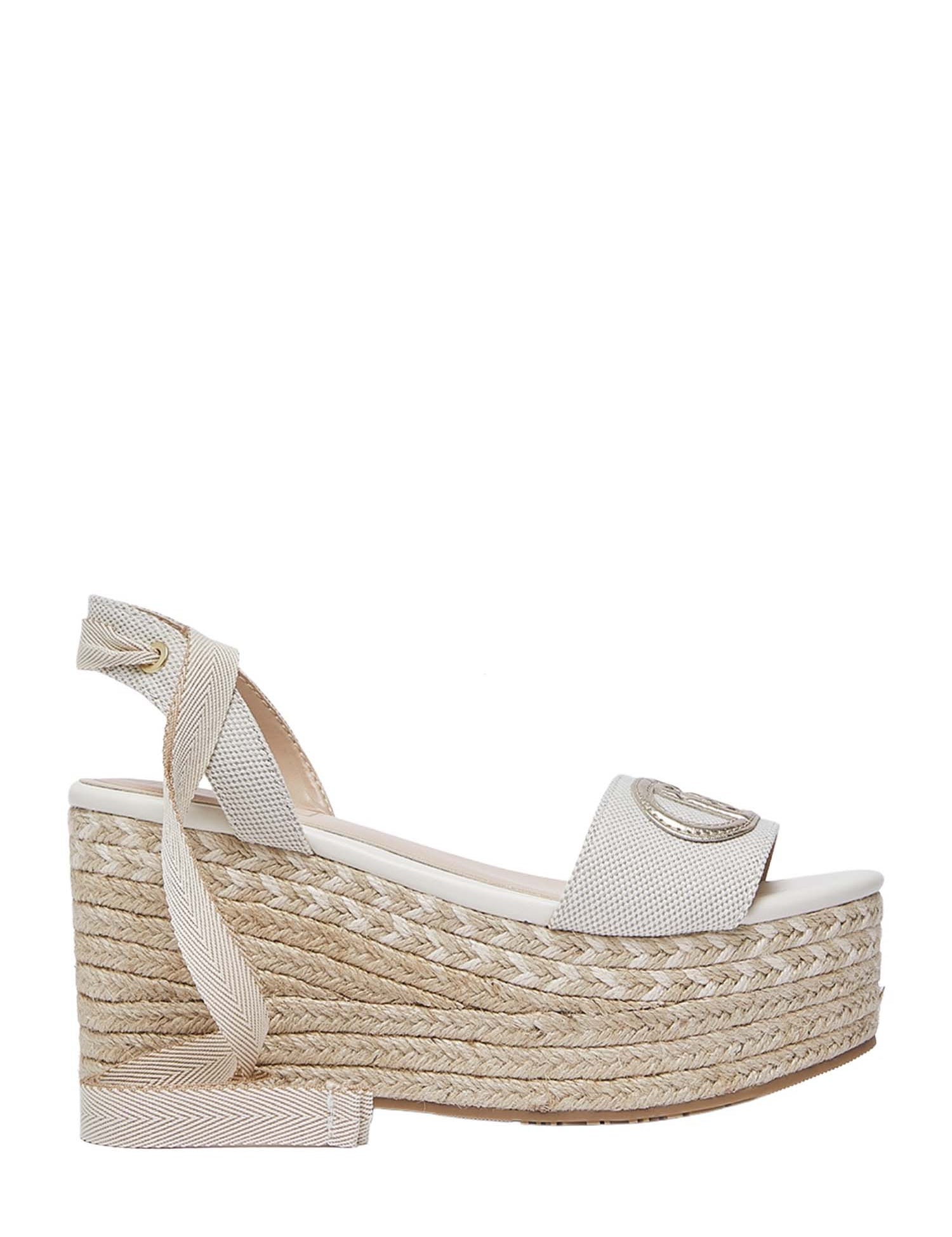 Sandali zeppa Beige Liu-jo