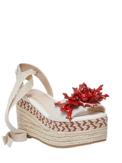 Sandali zeppa Beige Liu-jo