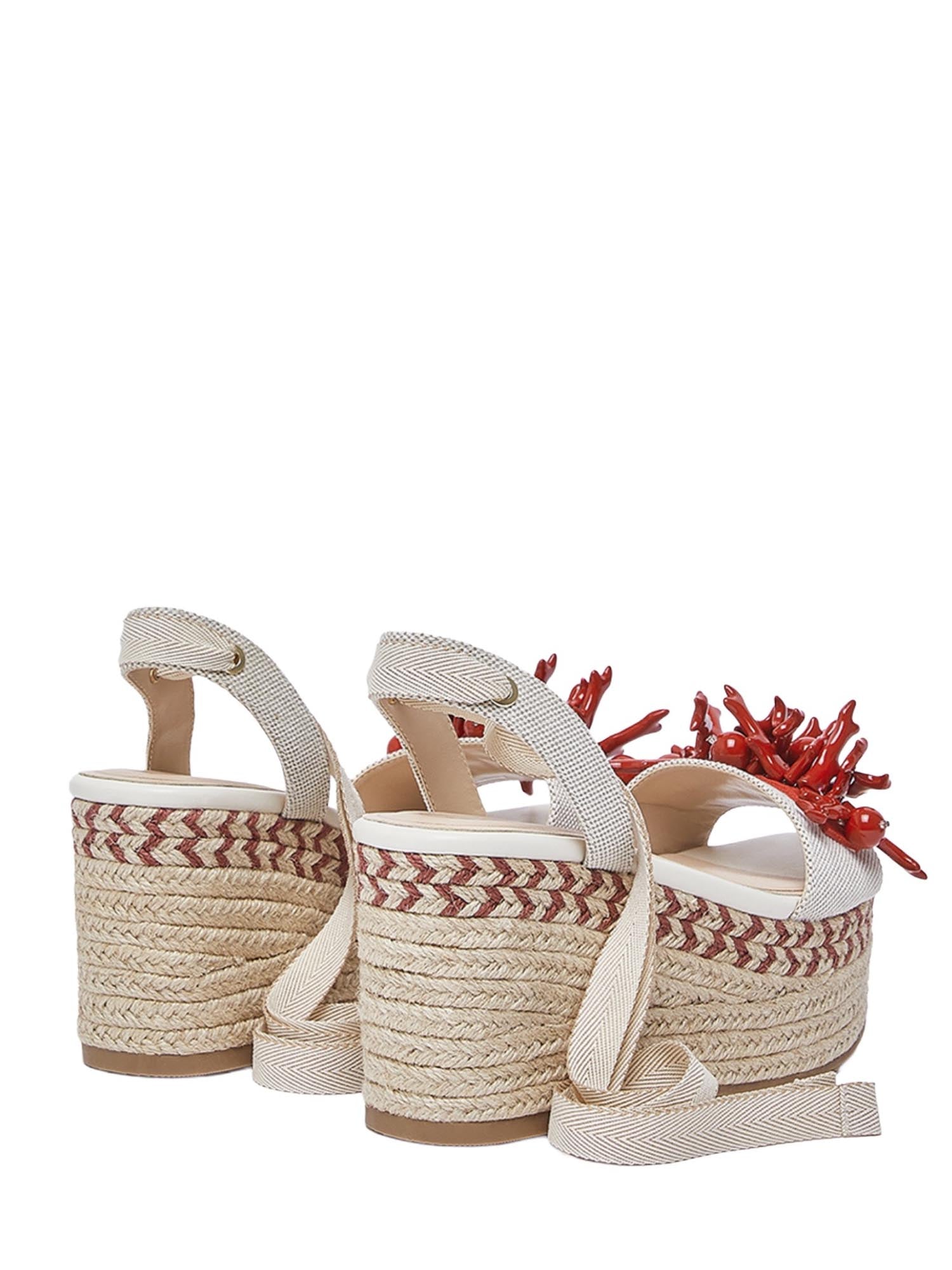 Sandali zeppa Beige Liu-jo