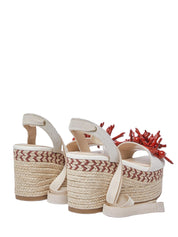 Sandali zeppa Beige Liu-jo