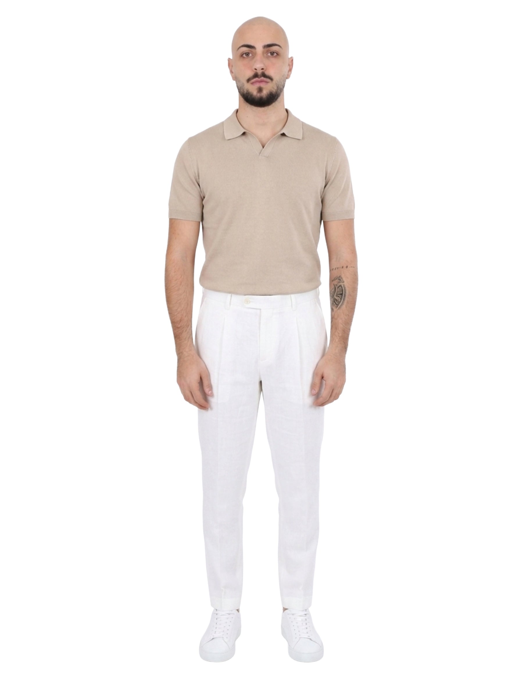 Pantaloni Bianco Seinse